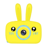 Cámara digital HD para niños, cámara de 2 pulgadas con bonitos dibujos animados, juguetes para niños, regalo de cumpleaños, cámara de 1600 W