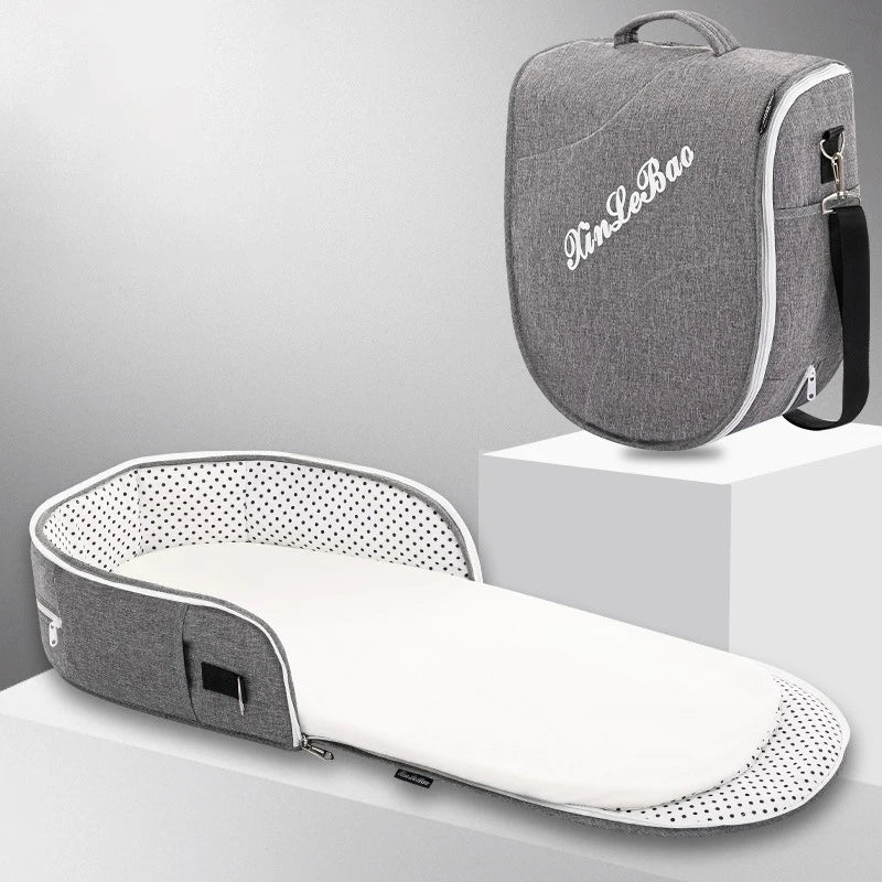 Baby Crib Multifunctional Folding Newborn Bed Toddler Bed Portable Sun Protection Mosquito Net Infant Camping Bed Travel Cot - V.I.P Digital Presence