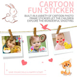 Cámara digital HD para niños, cámara de 2 pulgadas con bonitos dibujos animados, juguetes para niños, regalo de cumpleaños, cámara de 1600 W