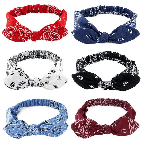 New Women Suede Soft Solid Print Headbands Vintage Cross Knot Elastic Hairbands Bandanas Girls Hair Bands Hair Accessories - V.I.P Digital Presence
