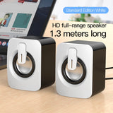 Mini Computer Speaker USB Wired Speakers 3D Stereo Sound Surround Loudspeaker For PC Laptop Notebook Not bluetooth Loudspeakers - V.I.P Digital Presence