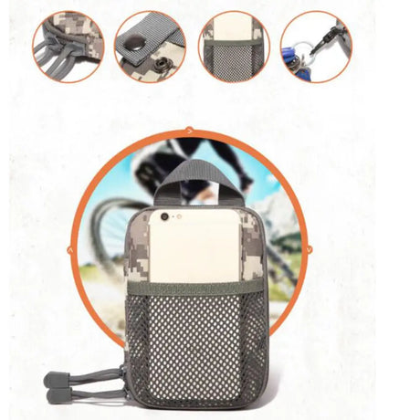 600D Nylon Tactical Bag Outdoor Molle Military Waist Fanny Pack Mobile Phone Pouch Belt Waist Bag EDC Gear Bag Gadget - V.I.P Digital Presence