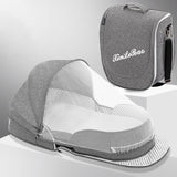 Baby Crib Multifunctional Folding Newborn Bed Toddler Bed Portable Sun Protection Mosquito Net Infant Camping Bed Travel Cot - V.I.P Digital Presence