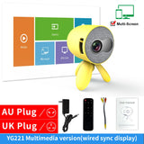 LEJIADA YG220 Mini Proyector Audio Teléfono de 3,5 mm con Pantalla Versión Actualizada Proyector Portátil de Bolsillo Lindo Reproductor de Video Regalo para Niños 