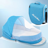 Baby Crib Multifunctional Folding Newborn Bed Toddler Bed Portable Sun Protection Mosquito Net Infant Camping Bed Travel Cot - V.I.P Digital Presence