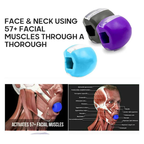 Face Fitness Ball & Facial Toner Exerciser Facial Muscle Training Silicone Face-lift Masseter - V.I.P Digital Presence