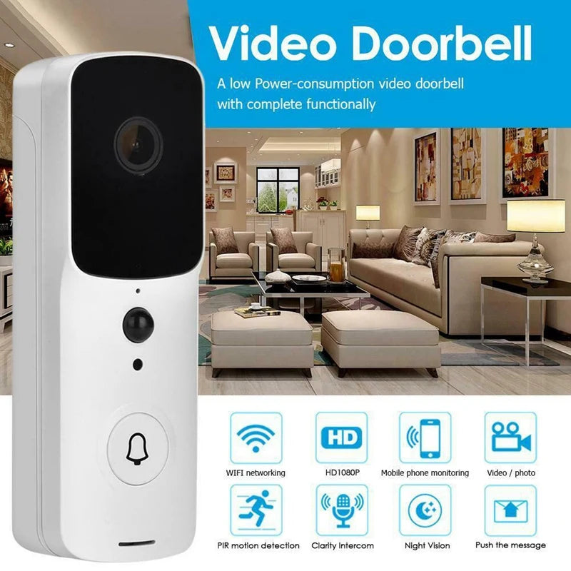 Cámara de timbre con video WiFi inteligente