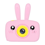 Cámara digital HD para niños, cámara de 2 pulgadas con bonitos dibujos animados, juguetes para niños, regalo de cumpleaños, cámara de 1600 W