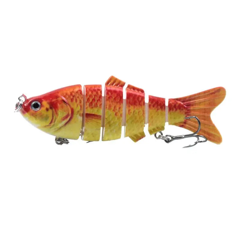 10cm 16.5g Multi-section Lure With Ring Beads Simulation Luya Multi-section Lure Submerged Bionic 6-section Lure - V.I.P Digital Presence