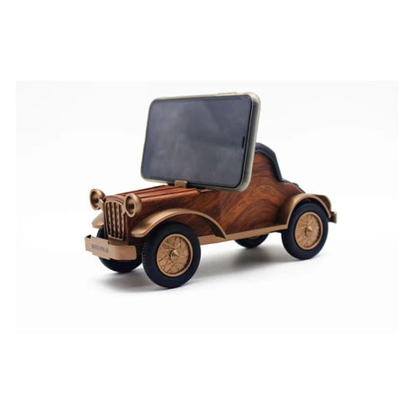 A9 Retro Classic Car Bluetooth Speaker Wood Grain Wireless Subwoofer - V.I.P Digital Presence