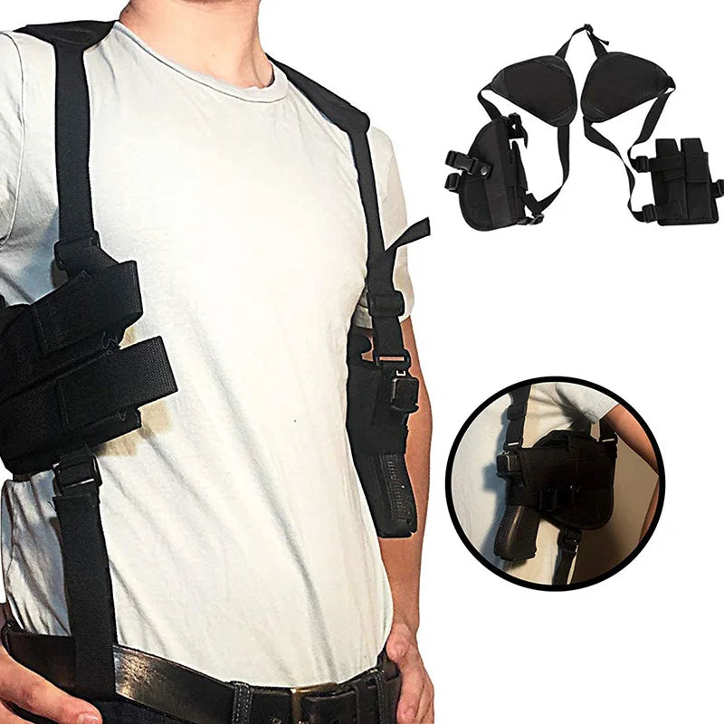 Hotest Left Right Hand Tactical Nylon Gun Holster Universal Pistol Gun Carry Pouch Concealed Shoulder Holster Glock Accessories - V.I.P Digital Presence