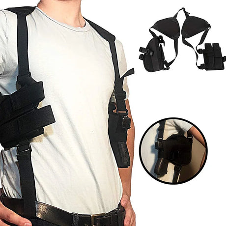 Hotest Left Right Hand Tactical Nylon Gun Holster Universal Pistol Gun Carry Pouch Concealed Shoulder Holster Glock Accessories - V.I.P Digital Presence