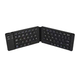 Miniteclado plegable con Bluetooth, ligero y práctico, retroiluminado, inalámbrico, para iOS, Android, Windows, iPad, tableta, portátil y ordenador.