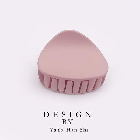 Korean Fashion Design Women Hair Claw Solid Color Hair Crab Retro Square Scrub Hair Clips - V.I.P Digital Presence