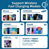 Cargador inalámbrico magnético para iPhone 12 Pro Max Mini de 15 W, cargador rápido para iPhone 11 XS X, cargador inalámbrico