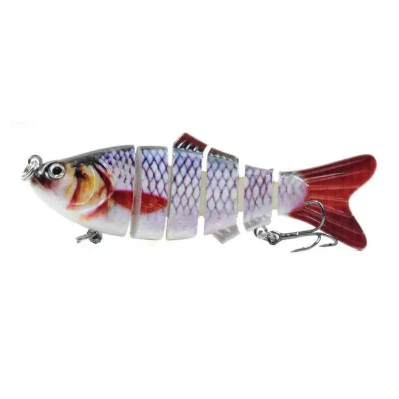 10cm 16.5g Multi-section Lure With Ring Beads Simulation Luya Multi-section Lure Submerged Bionic 6-section Lure - V.I.P Digital Presence