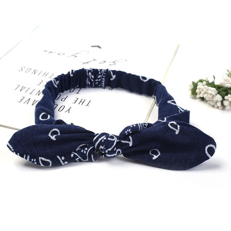 New Women Suede Soft Solid Print Headbands Vintage Cross Knot Elastic Hairbands Bandanas Girls Hair Bands Hair Accessories - V.I.P Digital Presence