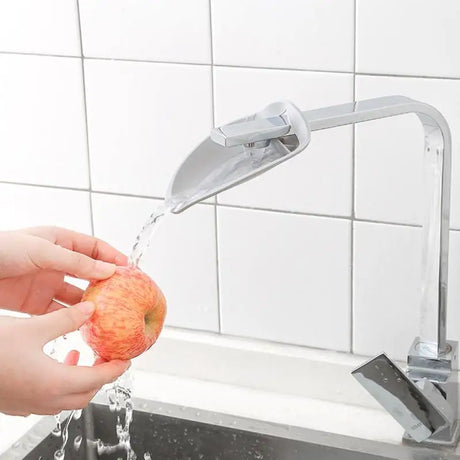 1Pcs Silicone Faucet Extender Solid Color Sink Handle Extension   Bathroom Kitchen Accessories Reach Faucet Rubber Hand Washing - V.I.P Digital Presence