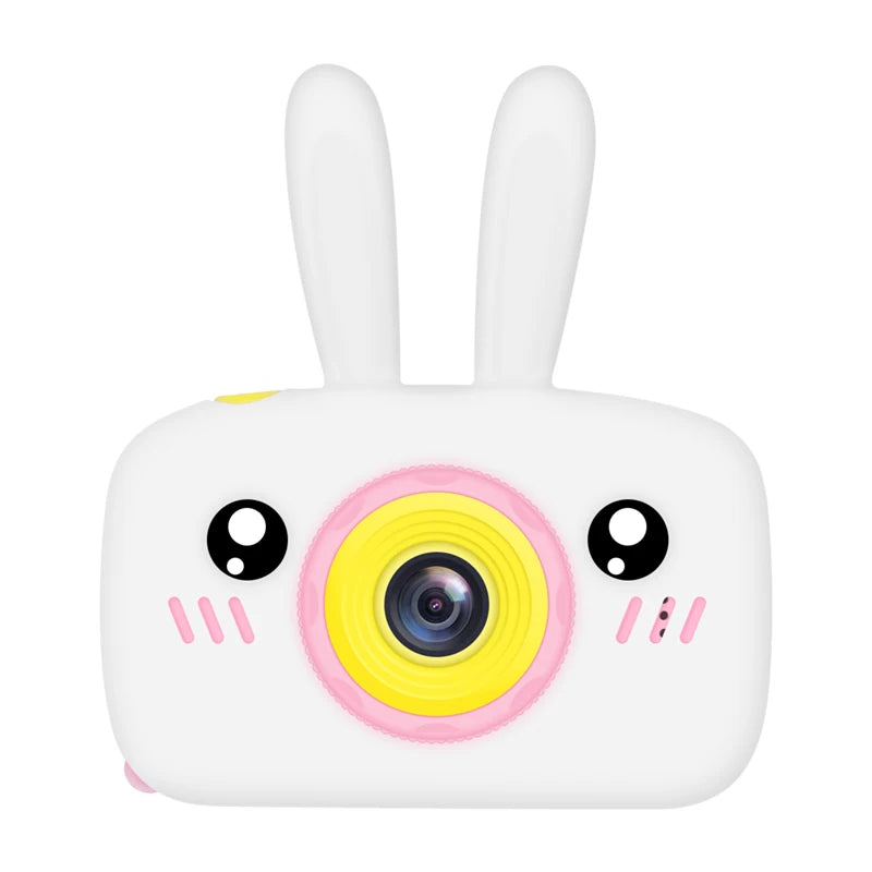 Cámara digital HD para niños, cámara de 2 pulgadas con bonitos dibujos animados, juguetes para niños, regalo de cumpleaños, cámara de 1600 W