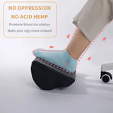 Ergonomic Feet Cushion Support Foot Rest Under Desk Feet Stool Pillow for Home Computer Work Chair Travel Footrest Massage