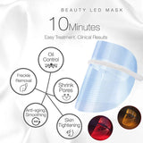 LED Face Light Therapy Photon Facial Mask 3 Color Anti Aging Wrinkle Skin Rejuvenation Skin Care Tool Home Beauty Instrument Spa - V.I.P Digital Presence