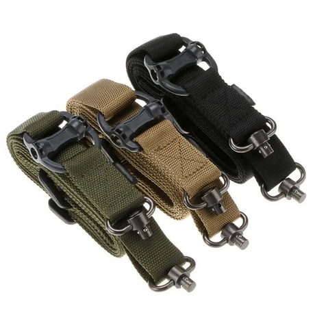 MS4 Tactical Rope Mission Adjustable Two 2 Points Tactical Rifle Gun Sling Quick Detach QD trap For Outdoor Nylon Belt Rope - V.I.P Digital Presence
