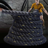 Cuerda de saltar pesada, entrenamiento con cuerda de saltar, cuerdas de batalla para hombres y mujeres, entrenamiento de cuerpo completo, entrenamiento de potencia, desarrollo de fuerza muscular
