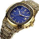 Fashion quartz watch men Brand ONOLA luxury Retro golden stainless steel watch men gold mens watch reloj hombre - V.I.P Digital Presence