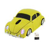 Ratón inalámbrico ergonómico con forma de coche divertido con receptor para PC, portátil, ratón para juegos, mini ratón para coche, ratón para juegos de 2,4 GHz
