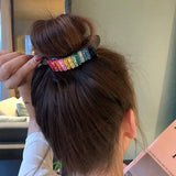Korean Rainbow Hair Clips Big Crabs For Ponytail Bun Hair Clamps - V.I.P Digital Presence