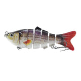10cm 16.5g Multi-section Lure With Ring Beads Simulation Luya Multi-section Lure Submerged Bionic 6-section Lure - V.I.P Digital Presence