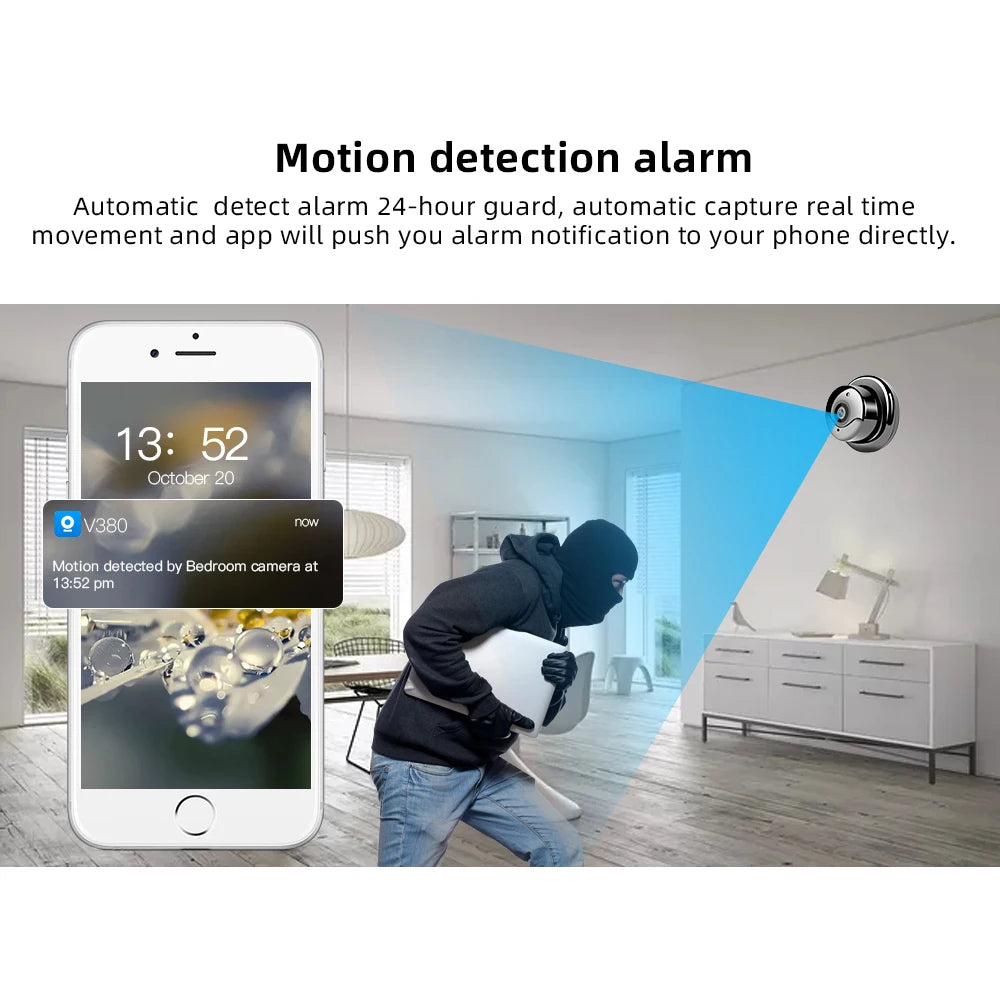 1080P Wireless Mini WiFi Camera Home Security Camera IP CCTV Surveillance IR Night Vision Motion Detect Baby Monitor P2P - V.I.P Digital Presence
