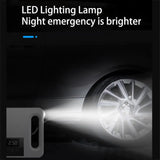 12V Mini Car Air Compressor Tire Inflatable Air Pump Portable Inflator Pump Electric Intelligent Car Tire Inflator - V.I.P Digital Presence
