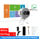 LEJIADA YG220 Mini Proyector Audio Teléfono de 3,5 mm con Pantalla Versión Actualizada Proyector Portátil de Bolsillo Lindo Reproductor de Video Regalo para Niños 