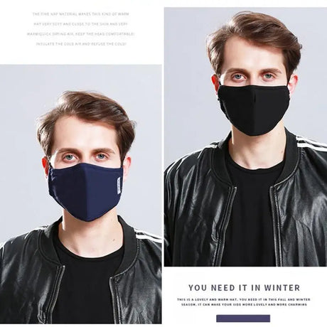 PM2.5 Anti Dust Mask Activated Carbon Filter Masks Windproof Mouth-muffle Proof Flu Face Masks With Filters - V.I.P Digital Presence