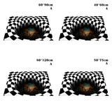 Caretive Vortex Illusion Doormat Stereo Vision IT Illusion Living Room Bedroom Carpet Art Rug
