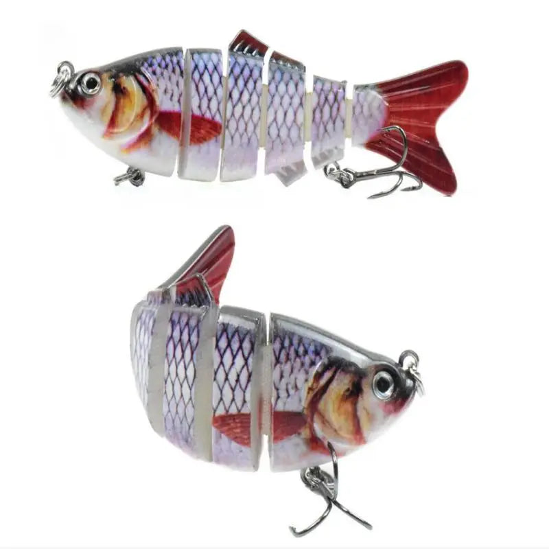 10cm 16.5g Multi-section Lure With Ring Beads Simulation Luya Multi-section Lure Submerged Bionic 6-section Lure - V.I.P Digital Presence