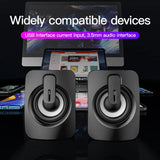Mini Computer Speaker USB Wired Speakers 3D Stereo Sound Surround Loudspeaker For PC Laptop Notebook Not bluetooth Loudspeakers - V.I.P Digital Presence