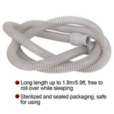 180cm CPAP Tube Tubing Universal Plastic Breathing Machine Accessories for Respiratory Ventilator Respirator Tubing Length - V.I.P Digital Presence