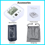 Health Care Arm Blood Pressure Monitor Heart Beat Rate Pulse Meter Tonometer Sphygmomanometers pulsometer - V.I.P Digital Presence