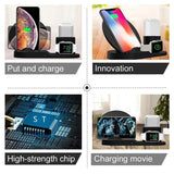 Cargador inalámbrico Qi de 10 W para iPhone XS, XR, 8 Plus, 11 Pro Max, Xiaomi Mi9 y Huawei. 