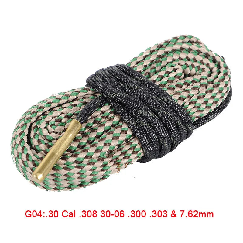 Hunting Gun Bore Cleaner Snake.22 Cal.223 Cal.38 Cal& 5.56mm,7.62mm,12GA Rifle Cleaning Kit Tool Rifle Barrel Calibre Snake Rope - V.I.P Digital Presence
