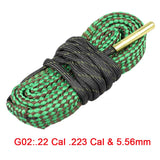Hunting Gun Bore Cleaner Snake.22 Cal.223 Cal.38 Cal& 5.56mm,7.62mm,12GA Rifle Cleaning Kit Tool Rifle Barrel Calibre Snake Rope - V.I.P Digital Presence