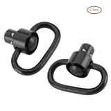 2 piezas Botón pulsador Botón de liberación rápida Correa de soporte de anillo Anillo de montaje de mira giratoria de correa QD