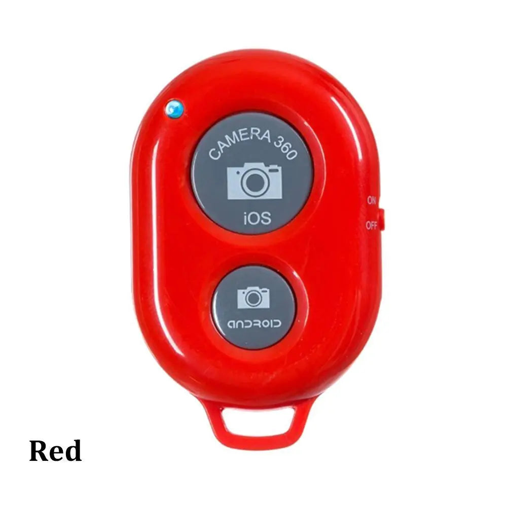 Obturador de control remoto para cámara de teléfono inteligente con Bluetooth inalámbrico para palo de selfie, monopié compatible con Android, iOS, iPhone X y iPhone 8.