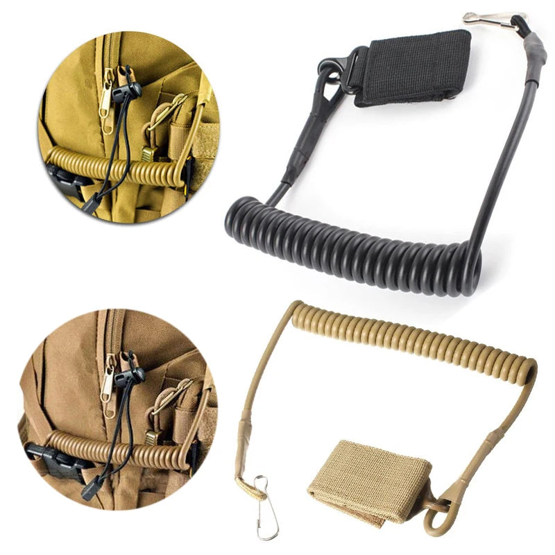 Molle Airsoft Coil Sling Military Elastic Belt Spring Strap - V.I.P Digital Presence