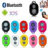 Obturador de control remoto para cámara de teléfono inteligente con Bluetooth inalámbrico para palo de selfie, monopié compatible con Android, iOS, iPhone X y iPhone 8.