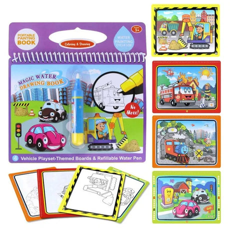 8 styles Magic Water Drawing Book Coloring Doodle - V.I.P Digital Presence