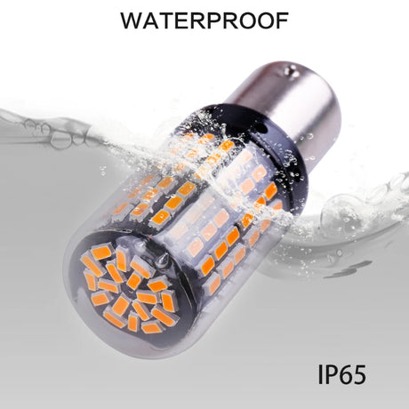 1x 3014 144smd CanBus S25 1156 BA15S P21W LED BAY15D BAU15S PY21W lamp T20 LED 7440 W21W W21/5W led Bulbs For Turn Signal Light - V.I.P Digital Presence