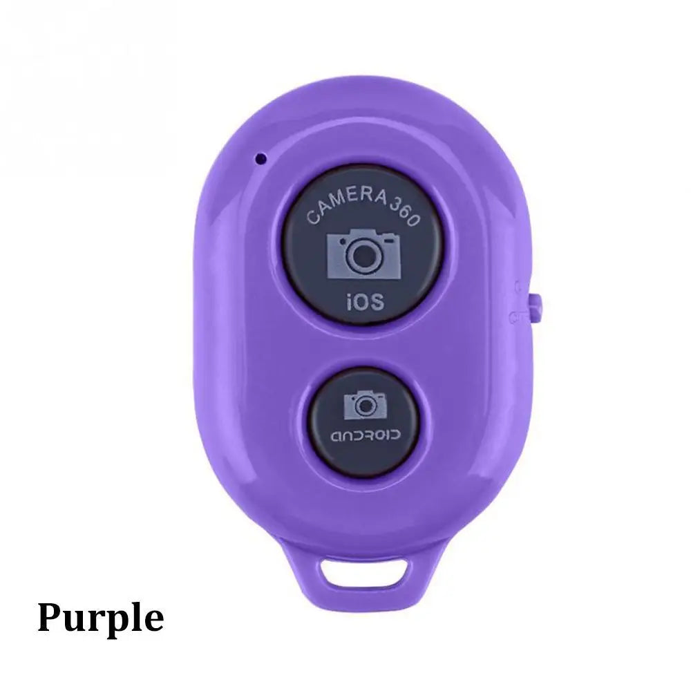 Obturador de control remoto para cámara de teléfono inteligente con Bluetooth inalámbrico para palo de selfie, monopié compatible con Android, iOS, iPhone X y iPhone 8.